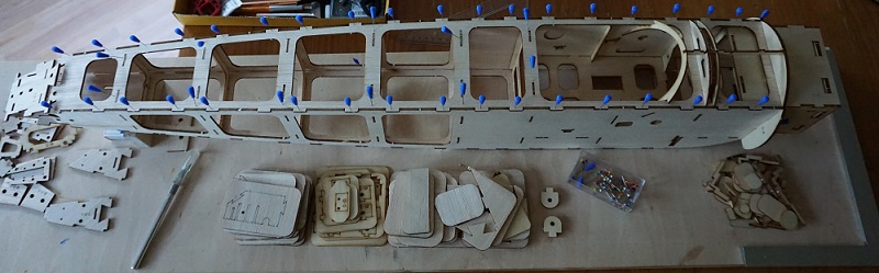 Rumpf Fokker E.III Bausatz Hobbyking