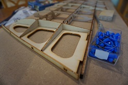 Bausatz Fokker E.III Rumpf hinterer Teil