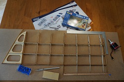 Bausatz Fokker E.III linke Tragflche