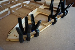 Bausatz Fokker E.III linke Tragflche