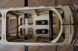 Fokker E.III Servo Einbau