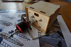 Bausatz Fokker E.III Motor Montage