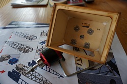 Bausatz Fokker E.III Motor Montage