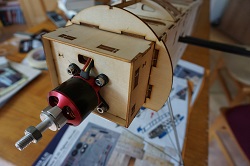 Bausatz Fokker E.III Motor Montage