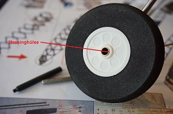 Bausatz Fokker E.III Fahrwerk