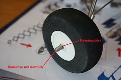 Bausatz Fokker E.III Fahrwerk