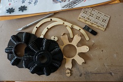 Bausatz Fokker E.III Oberursel Umlaufmotor