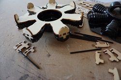 Bausatz Fokker E.III Oberursel Umlaufmotor