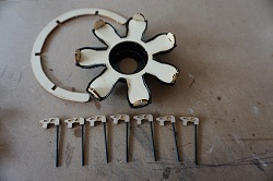 Bausatz Fokker E.III Oberursel Umlaufmotor