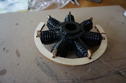 Bausatz Fokker E.III Oberursel Umlaufmotor