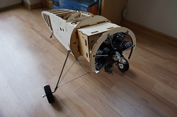 Bausatz Fokker E.III Oberursel Umlaufmotor