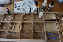 Bausatz Fokker E.III Tragflche kleben