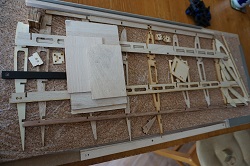 Fokker E.III Bausatz rechte Tragflche