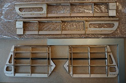 Bausatz Fokker E.III linke Hhenruder